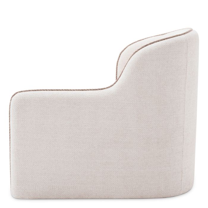 Fauteuil en tissu blans cassé | Eichholtz Barrier D