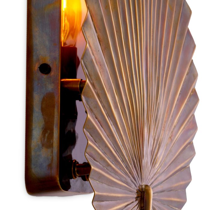 Applique murale dorée en laiton vieilli | Eichholtz Oriental