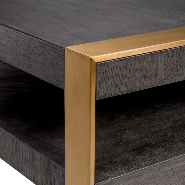 Table basse en chêne anthracite | Eichholtz Guinness