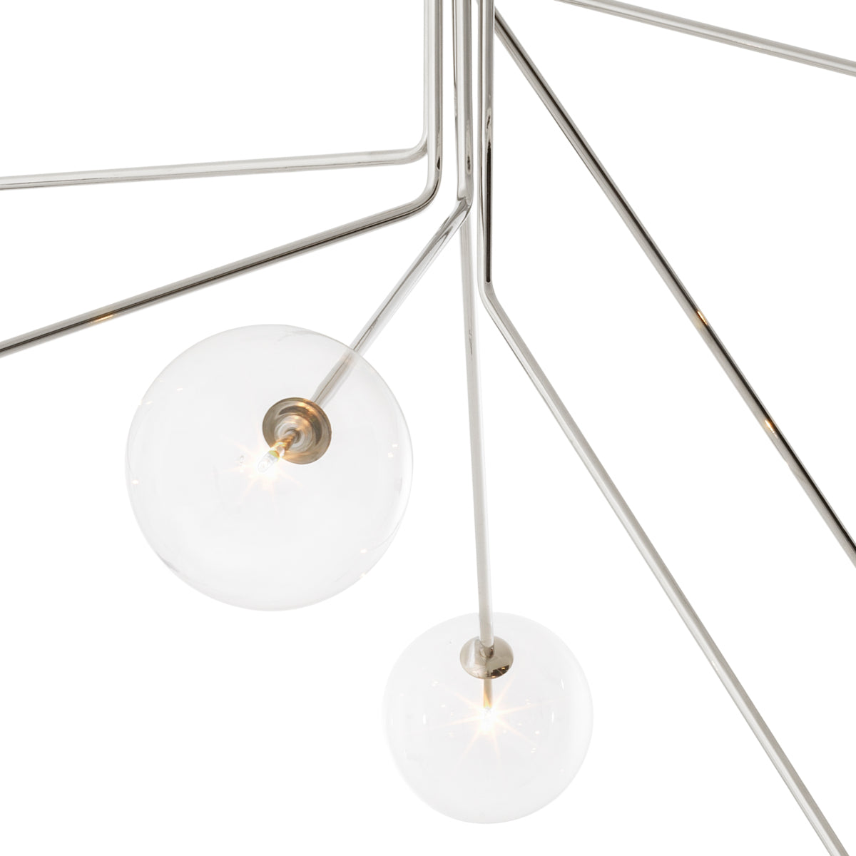 Chandelier en nickel | Eichholtz Topaz - vue d'ambiance | REMO-HOME