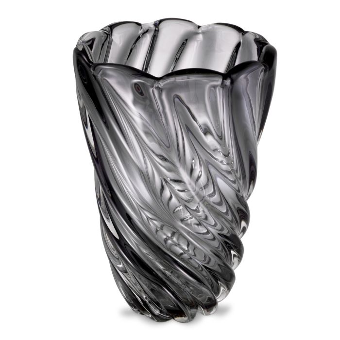 Vase en verre soufflé gris | Eichholtz Contessa L