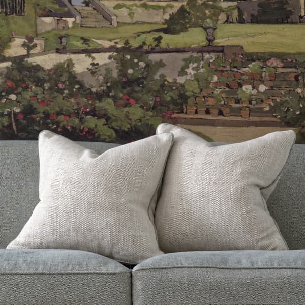 Tissu d'ameublement Summit Linen | Andrew Martin - vue de détail | REMO-HOME