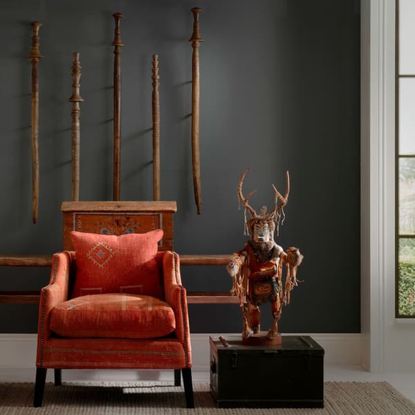 Fauteuil Regal Moroccan Orange | Andrew Martin - vue de détail | REMO-HOME