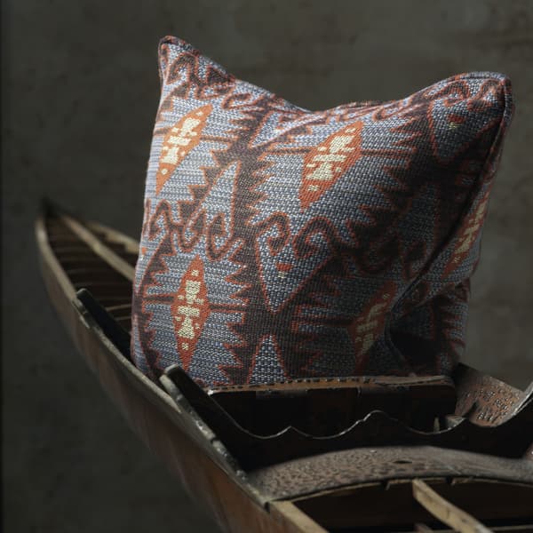 Tissu d'ameublement Espiga Blue | Andrew Martin - vue de détail | REMO-HOME