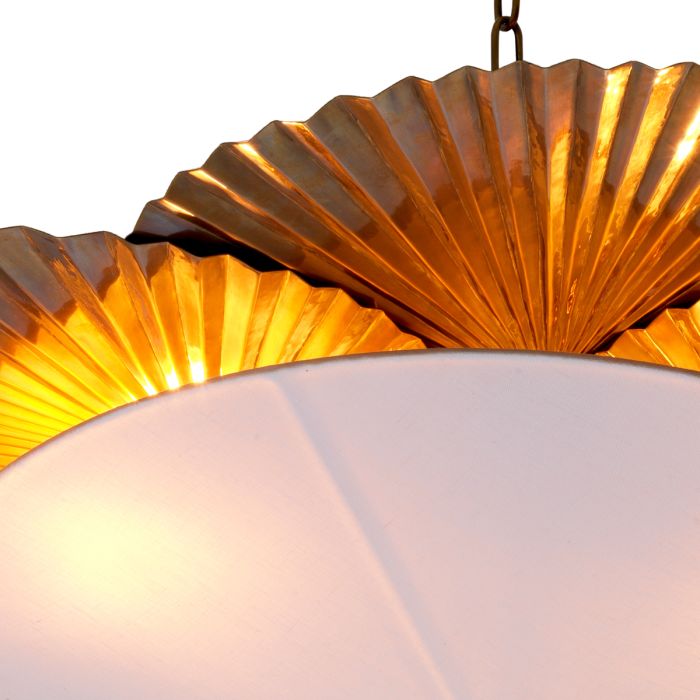 Lustre doré en laiton vieilli | Eichholtz Oriental