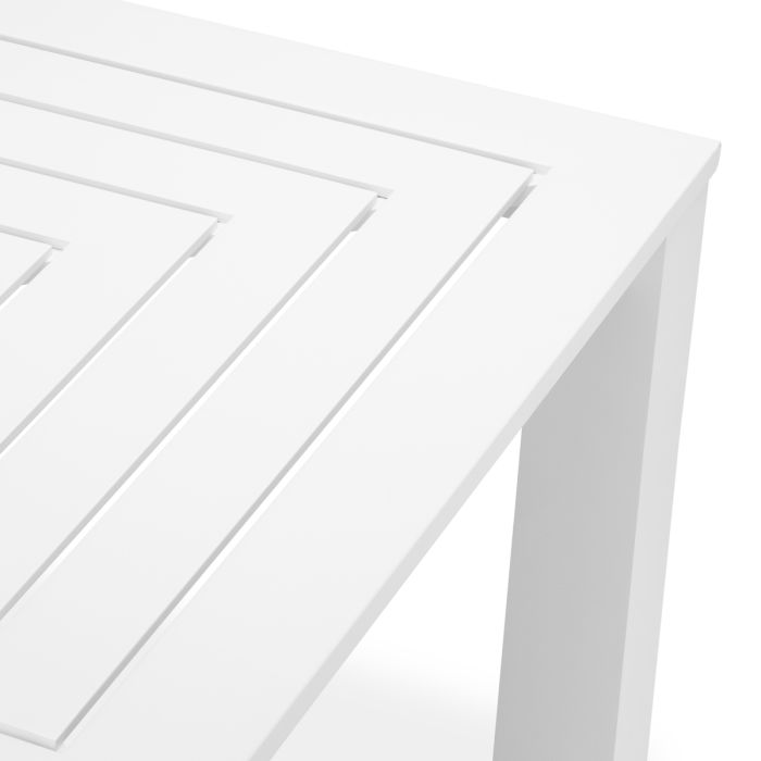 Table extérieure en métal blanc | Eichholtz Vistamar
