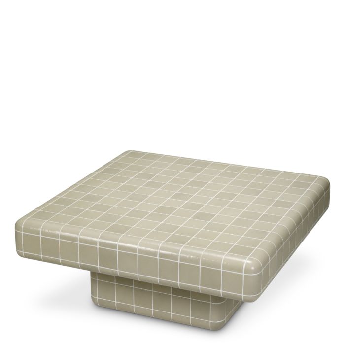 Table basse extérieur gris laquée | Eichholtz Mateo