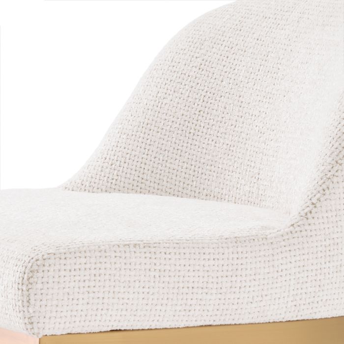 Chaise de comptoir en tissu blanc cassé | Eichholtz Condos