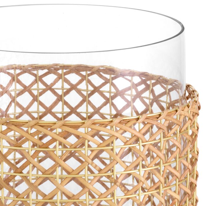 Photophore doré en rotin | Eichholtz Zimmerman S