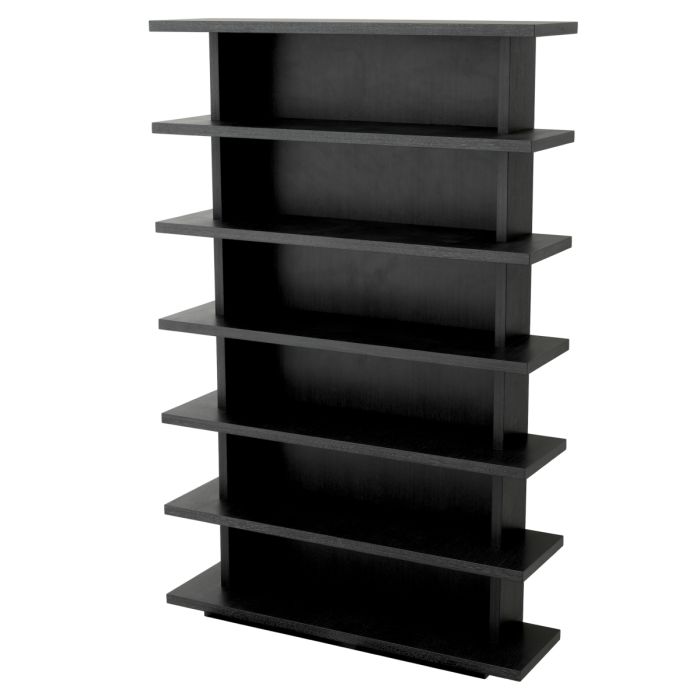 Bibliothèque en chêne gris anthracite | Eichholtz Malibu