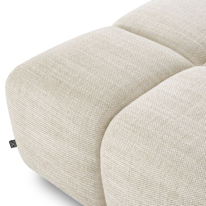 Pouf modulable en tissu beige | Eichholtz Hunter