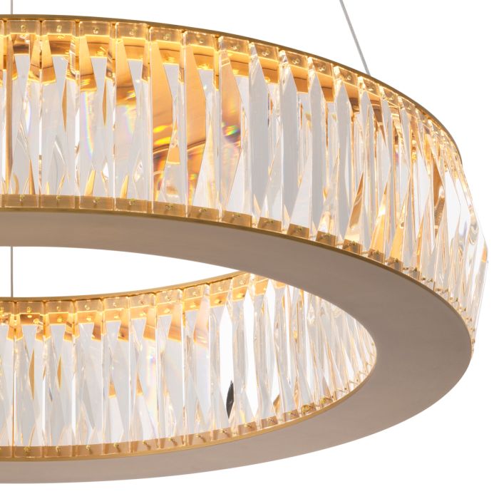 Lustre doré en verre cristal | Eichholtz Vancouver S