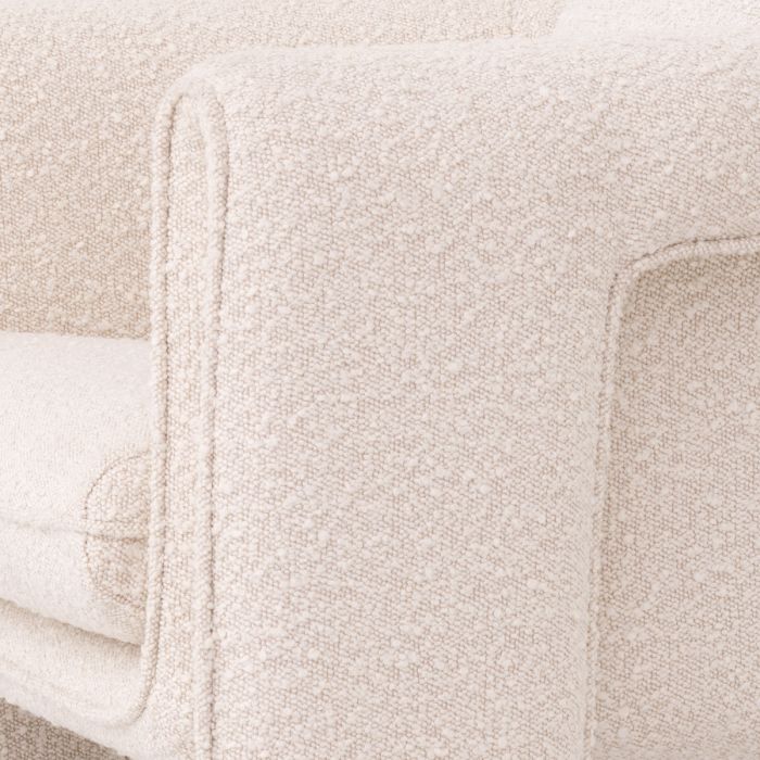 Fauteuil bouclé crème | Eichholtz Toto
