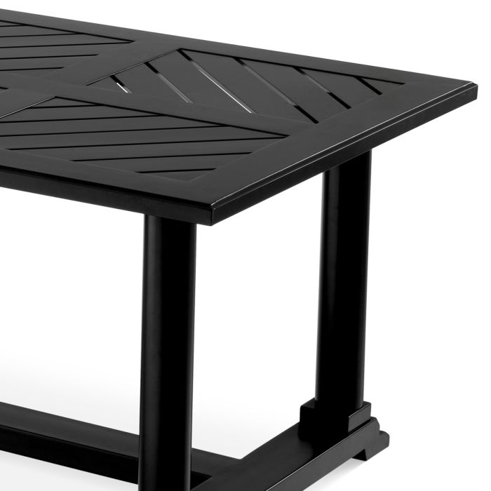 Table extérieure en métal noir | Eichholtz Bell Rive