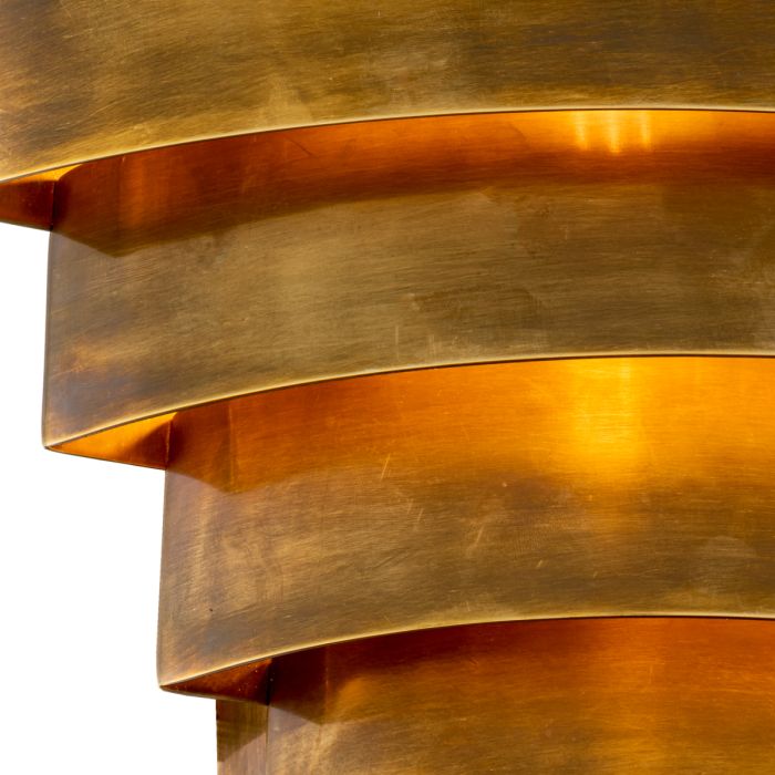 Applique murale dorée en laiton vieilli | Eichholtz Rizzi Double