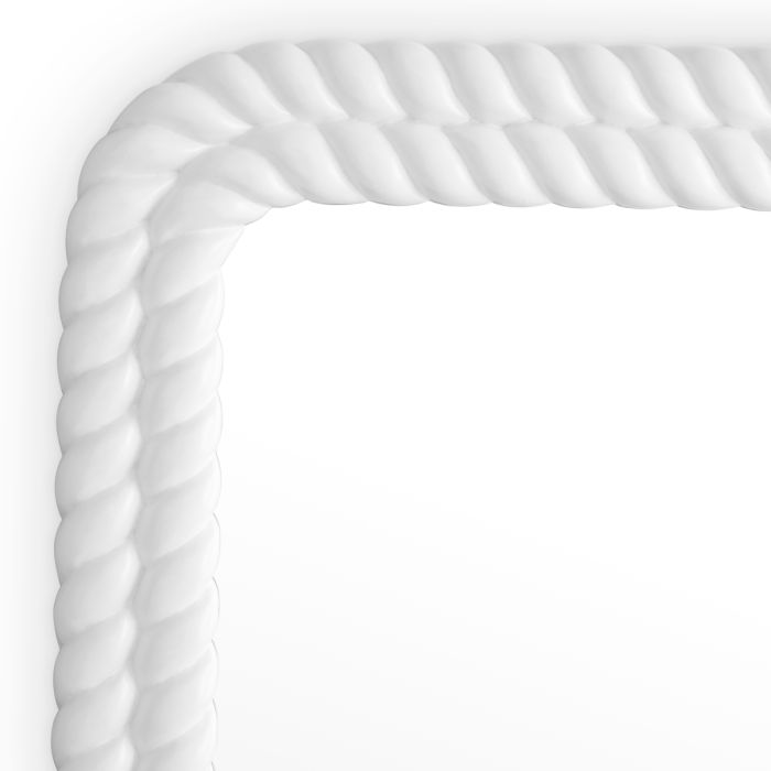 Miroir rectangulaire en bois blanc | Eichholtz Viviana