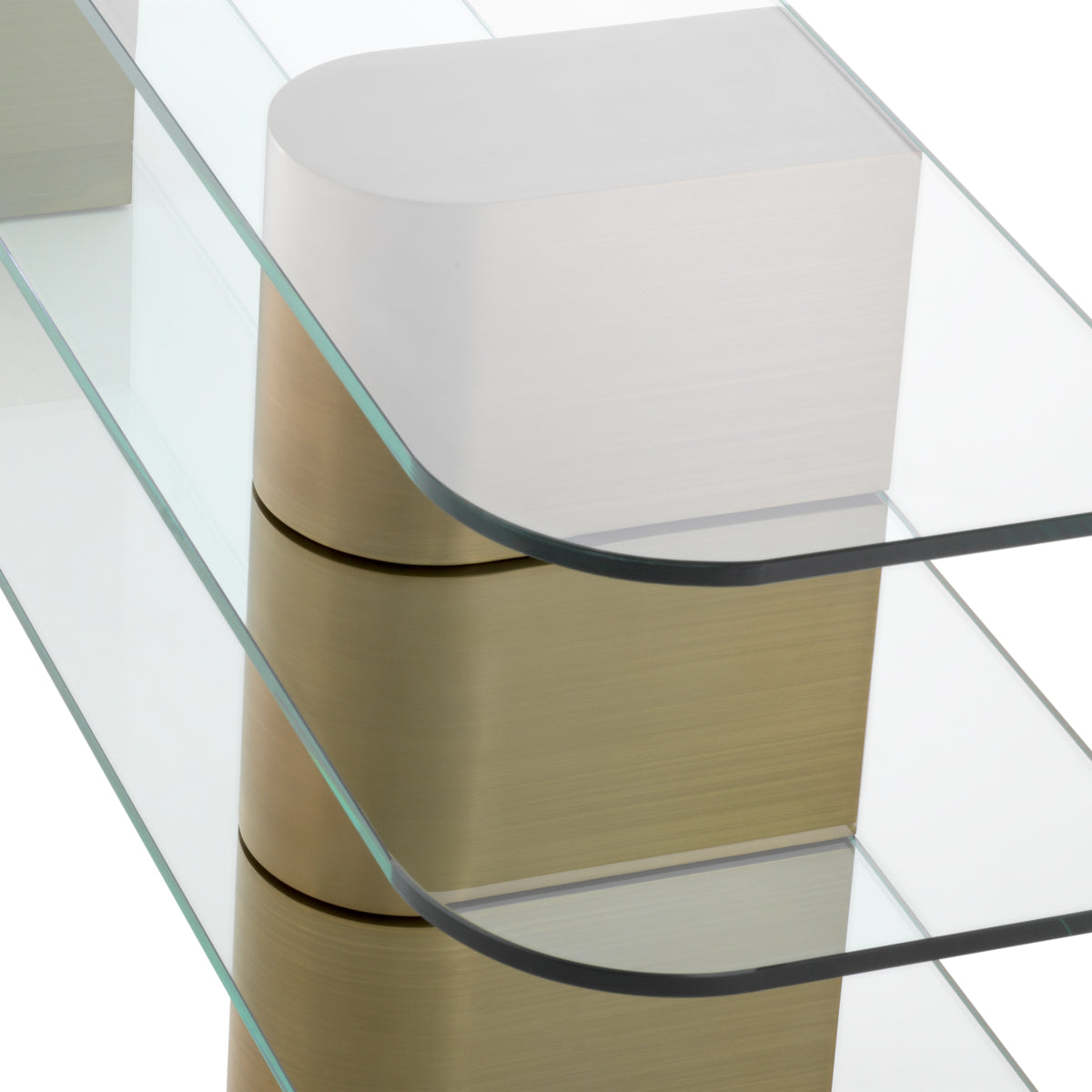 Table console en laiton brossé | Eichholtz Lunden - vue d'ambiance | REMO-HOME