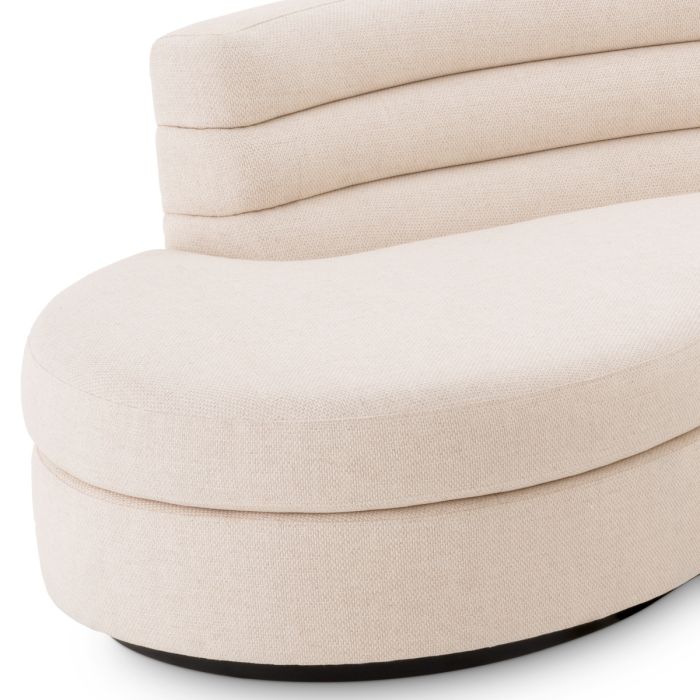 Canapé 4-5 places en tissu beige | Eichholtz Lennox