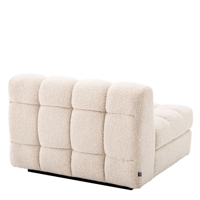 Module d'angle droit bouclé crème | Eichholtz Dean