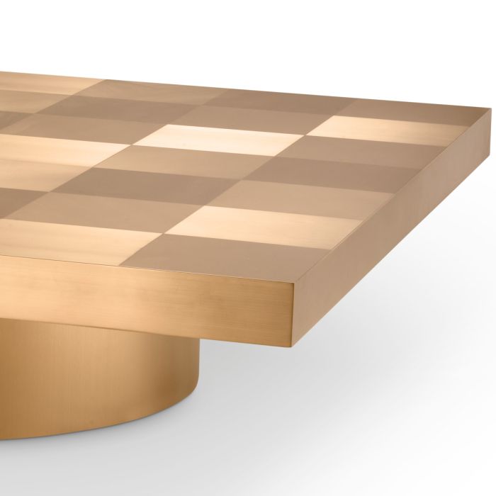 Table basse en laiton brossé | Eichholtz Laporte