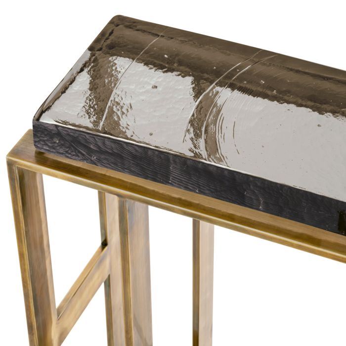 Table d'appoint dorée en verre soufflé | Eichholtz Pierre