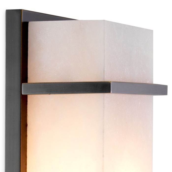 Applique murale en bronze et albâtre | Eichholtz Spike S