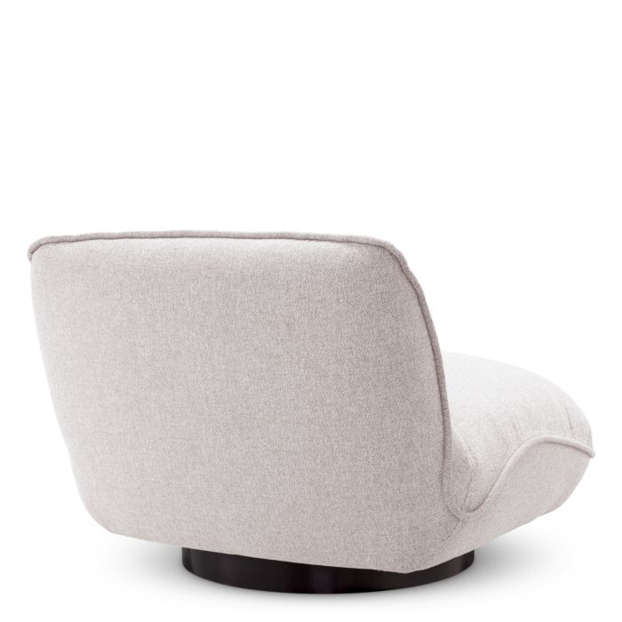 Fauteuil d'extérieur en tissu gris | Eichholtz Relax