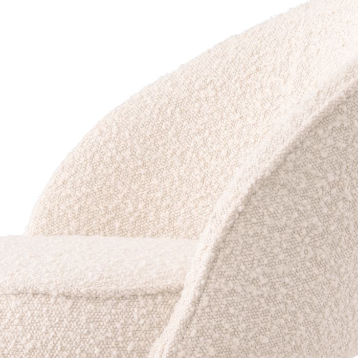 Chaise de comptoir bouclé crème (lot de 2) | Eichholtz Cooper