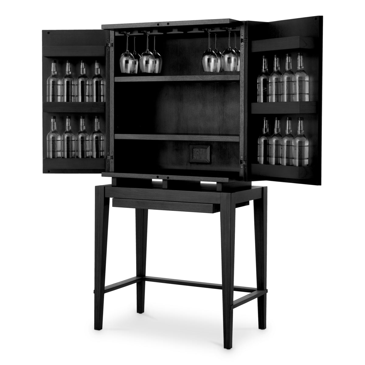 Buffet en placage chêne gris charbon | Eichholtz Dimitrios - vue d'ambiance | REMO-HOME