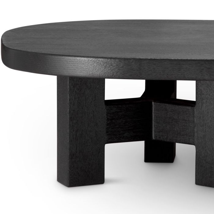 Table basse en bois anthracite | Eichholtz Libertine