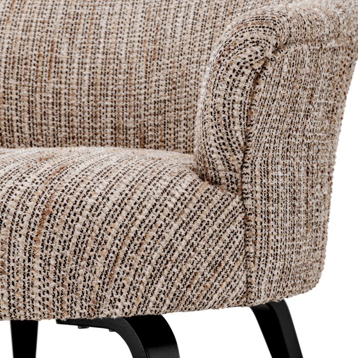 Fauteuil en tissu beige | Eichholtz Moretti