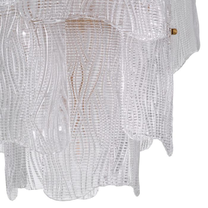 Lustre doré en verre texturé | Eichholtz Asinara S