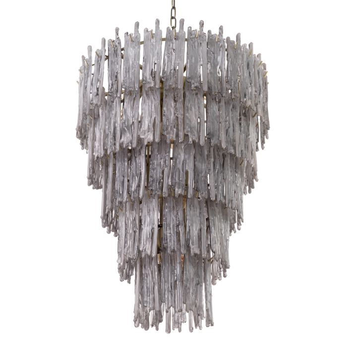 Lustre doré en verre fumé | Eichholtz Saint Roch L