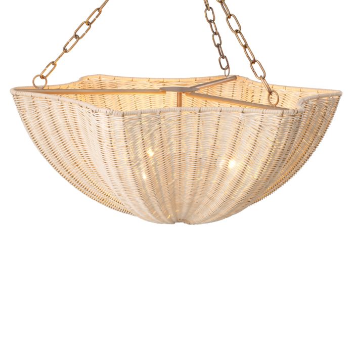 Lustre doré en rotin | Eichholtz Los Palmos