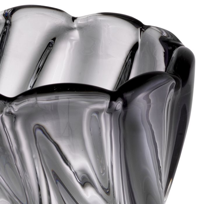 Vase en verre soufflé gris | Eichholtz Contessa L