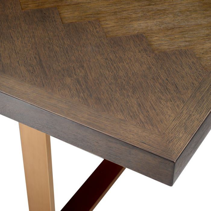 Table à manger en chêne brun 300 cm | Eichholtz Melchior