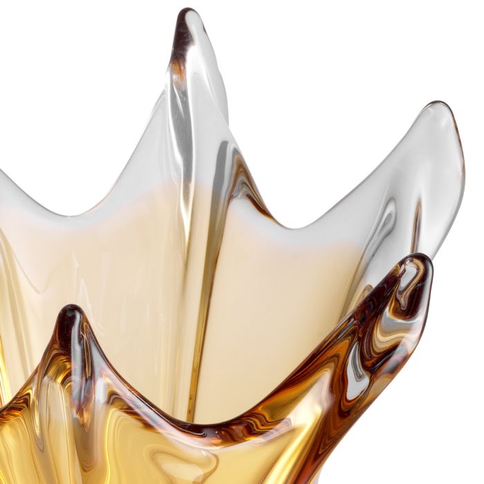 Vase en verre soufflé jaune | Eichholtz Sutter