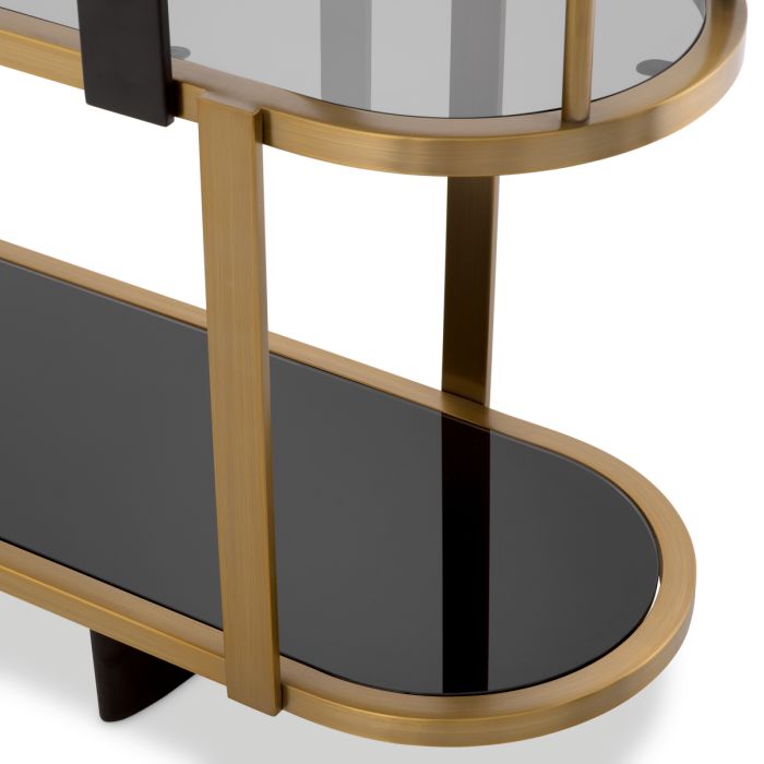 Console en laiton brossé | Eichholtz Clio Low