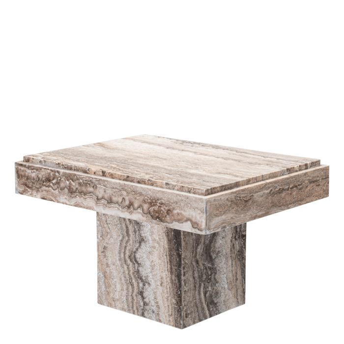 Table d'appoint en travertin | Eichholtz Sartoria