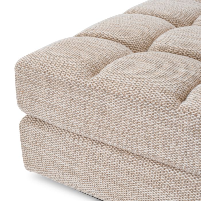 Pouf modulable en tissu sable | Eichholtz Dean