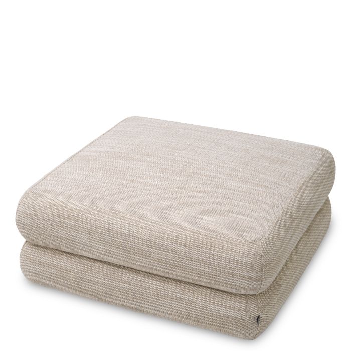 Pouf modulable en tissu sable | Eichholtz Malaga