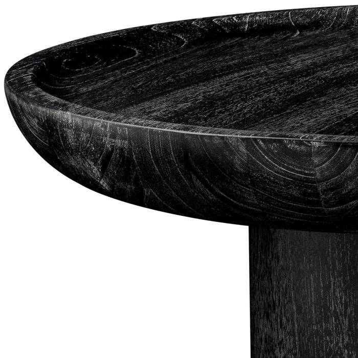 Table d'appoint en chêne anthracite | Eichholtz Rouault