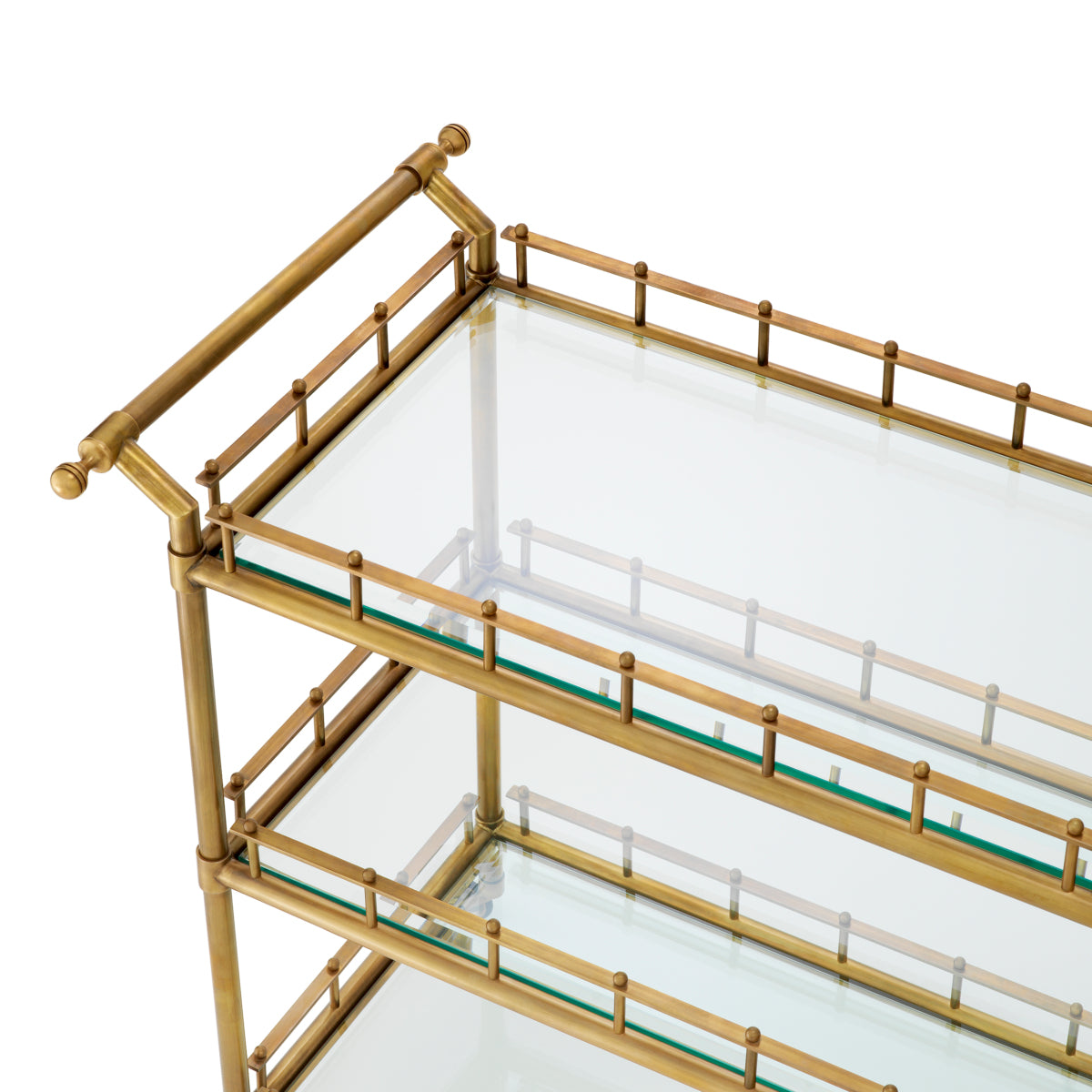 Chariot en laiton vintage | Eichholtz Scarlett L - vue d'ambiance | REMO-HOME