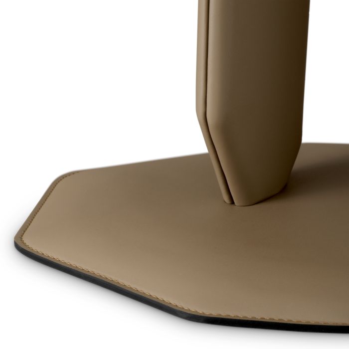 Table d'appoint en cuir marron | Eichholtz Maurizio