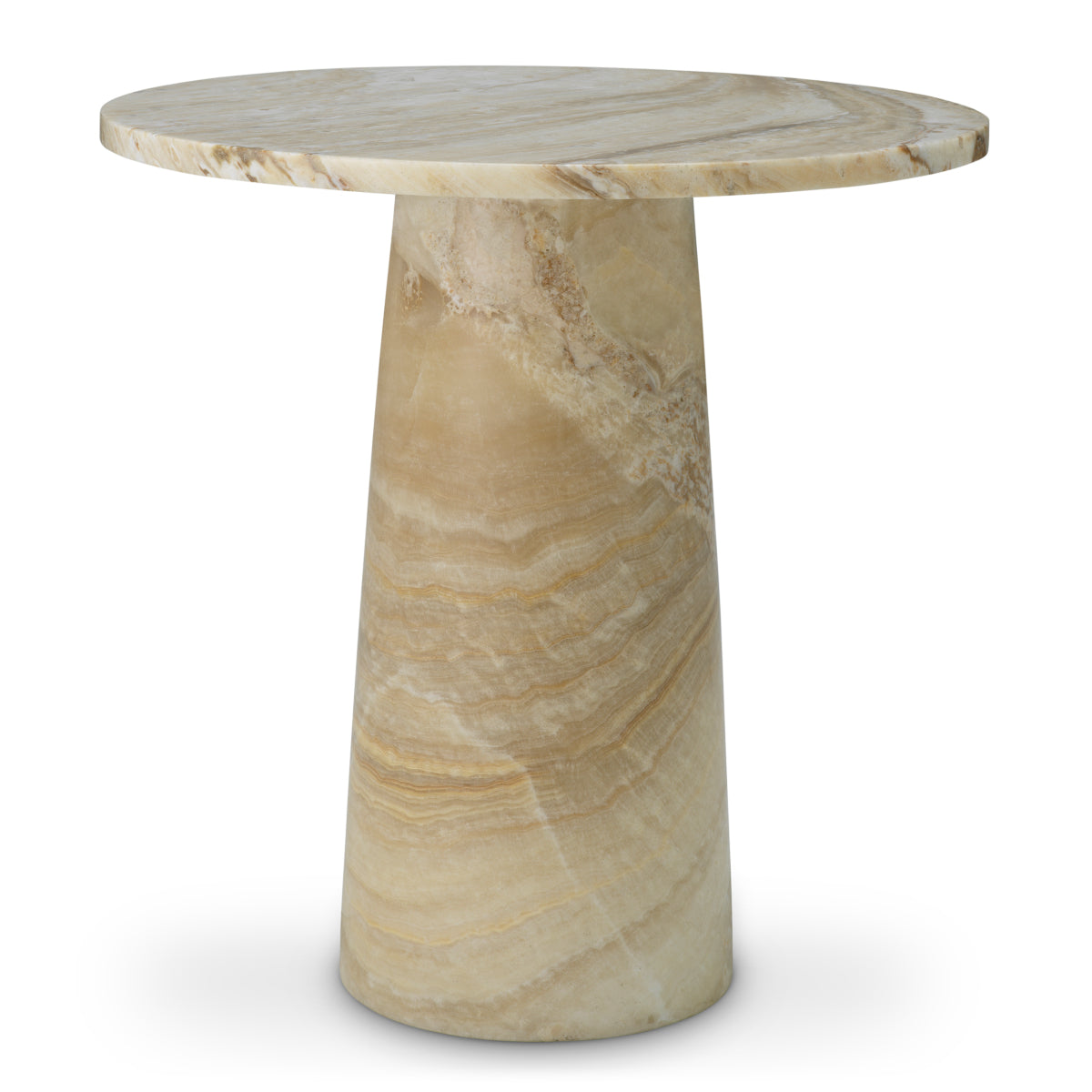 Table d'appoint en marbre blanc | Eichholtz Terry - vue d'ambiance | REMO-HOME