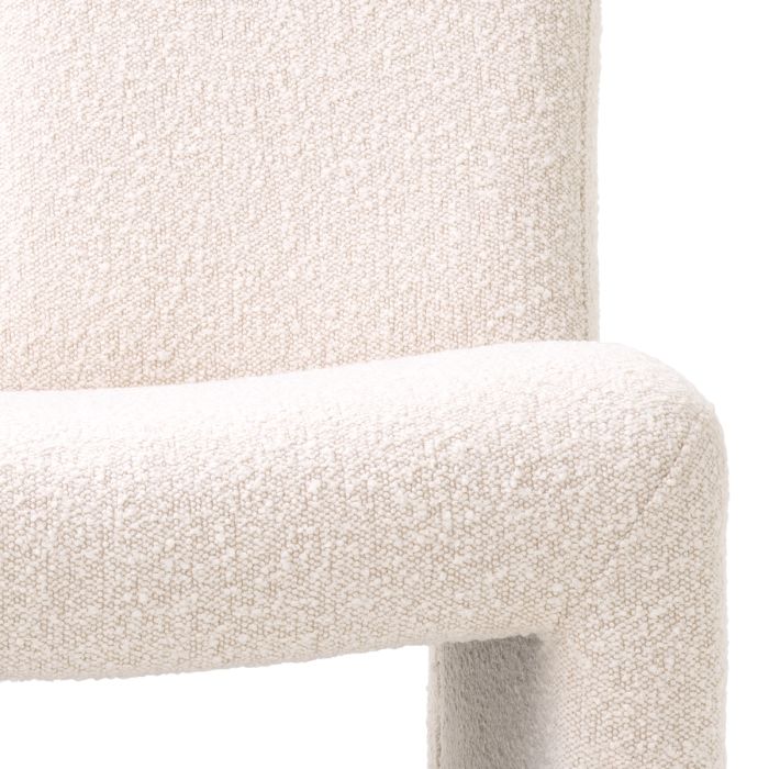 Fauteuil bouclé crème | Eichholtz Macintosh