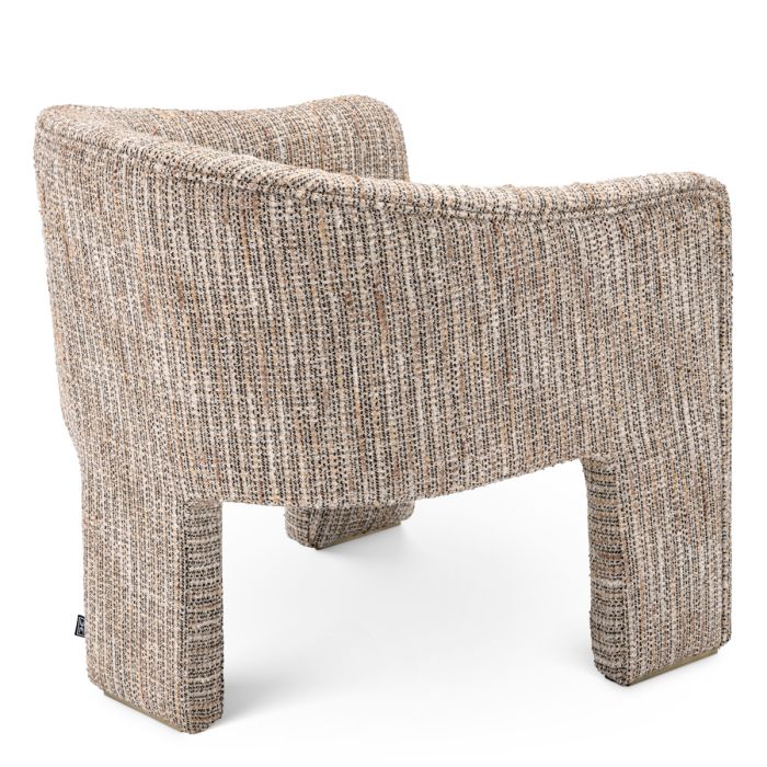 Fauteuil en tissu beige | Eichholtz Pebbles