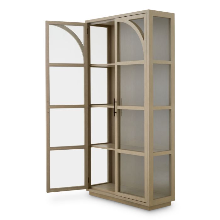 Vitrine en chêne blanchi | Eichholtz San Bernardino