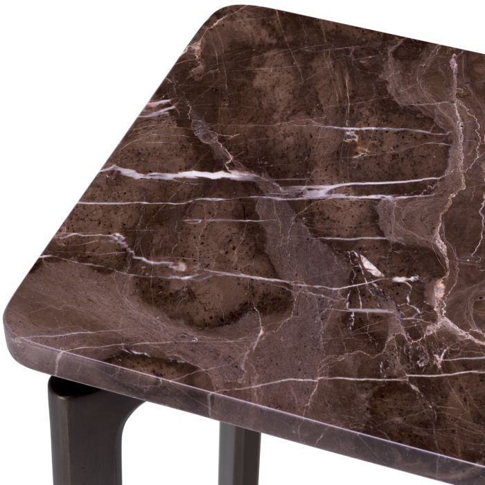 Console en bronze et marbre marron | Eichholtz White House