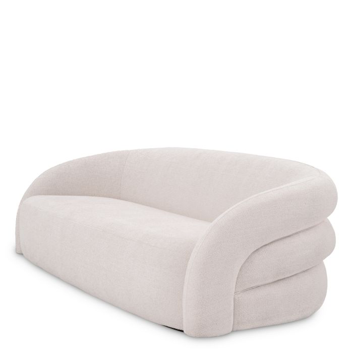 Canapé 3 places en tissu blanc cassé | Eichholtz Novelle